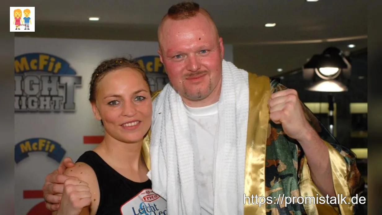 Stefan Raab und Regina Halmich